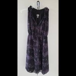 Purple and Black Converse One Star Dress - Large